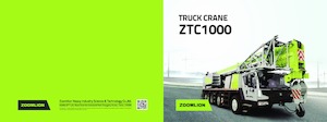 Gru telesc. montata su camion Zoomlion ZTC1000