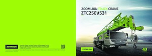 Gru telesc. montata su camion Zoomlion ZTC250V531