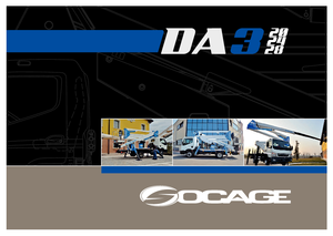 Piattaforme aeree articolate su rimorchio trainabile Socage DA 328 forSte