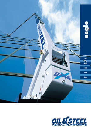 Piattaforme aeree articolate su rimorchio trainabile Oil & Steel Eagle 4430