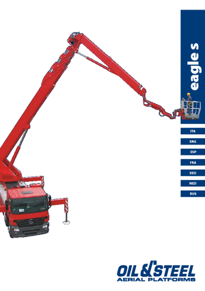 Piattaforme aeree articolate su rimorchio trainabile Oil & Steel Eagle S 6232