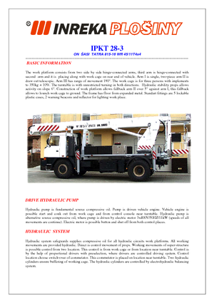 Piattaforme aeree articolate su rimorchio trainabile Inreka IPKT 28-3