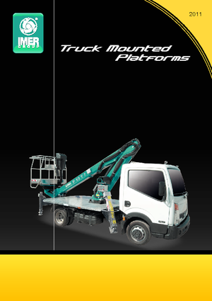 Piattaforme aeree articolate su rimorchio trainabile Imer P 23 AS 11