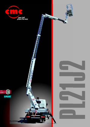 Piattaforme aeree articolate su rimorchio trainabile CMC PL 21 J 2