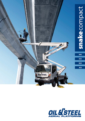 Piattaforme aeree articolate su rimorchio trainabile Oil & Steel Snake 2010 Compact RE