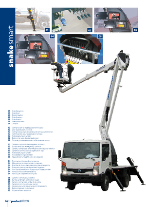 Piattaforme aeree articolate su rimorchio trainabile Oil & Steel Snake 2112 smart