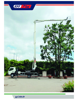 Piattaforme aeree telescopiche autocarrate CELA DT121