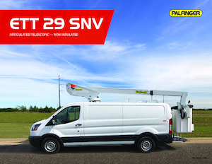 Piattaforme aeree telescopiche autocarrate Palfinger ETT 29 SNV