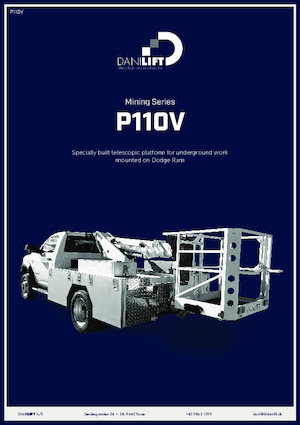 Piattaforme aeree telescopiche autocarrate Danilift P110V