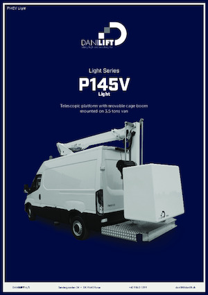 Piattaforme aeree telescopiche autocarrate Danilift P145V Light