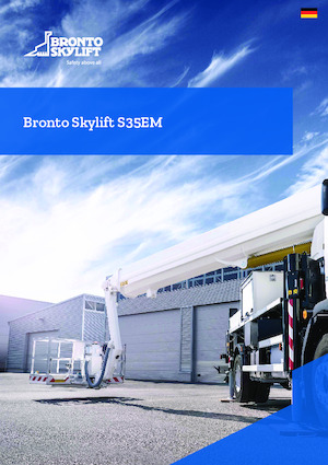 Piattaforme aeree telescopiche autocarrate Bronto Skylift S35EM