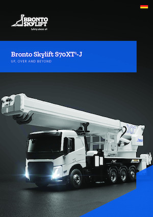 Piattaforme aeree telescopiche autocarrate Bronto Skylift S70XT-J