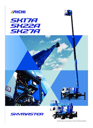 Piattaforme aeree telescopiche autocarrate Aichi SKYMASTER SK27A