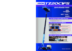 Piattaforme aeree telescopiche autocarrate Aichi SKYMASTER TZ20C1FS