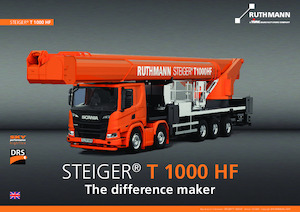 Piattaforme aeree telescopiche autocarrate Ruthmann STEIGER T 1000 HF