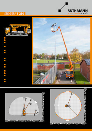 Piattaforme aeree telescopiche autocarrate Ruthmann STEIGER T 230 XS