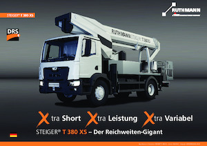 Piattaforme aeree telescopiche autocarrate Ruthmann STEIGER T 380 XS