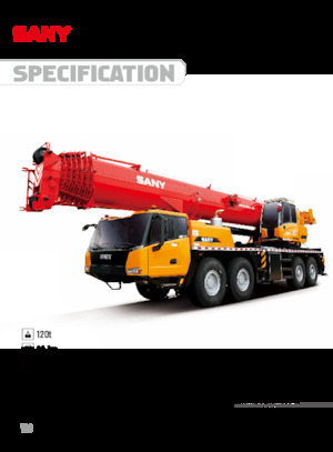 Gru telesc. montata su camion Sany STC1200T7 Brazil