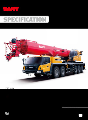 Gru telesc. montata su camion Sany STC1600T7