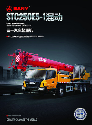 Gru telesc. montata su camion Sany STC250E5-1