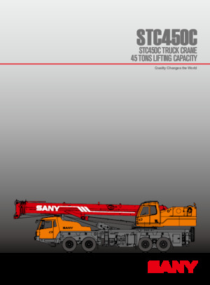 Gru telesc. montata su camion Sany STC450C