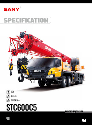 Gru telesc. montata su camion Sany STC600C5