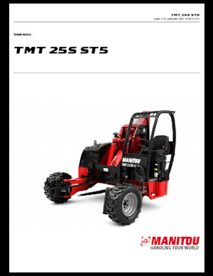 Carrelli elevatori telescopici per autocarro Manitou TMT 25 S