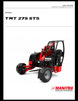 Carrelli elevatori telescopici per autocarro Manitou TMT 27 S