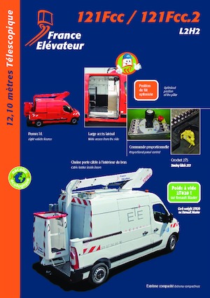 Piattaforme aeree telescopiche autocarrate France Elévateur 121 FCC