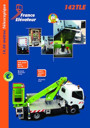 Piattaforme aeree telescopiche autocarrate France Elévateur 142 TLE