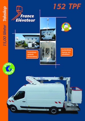 Piattaforme aeree telescopiche autocarrate France Elévateur 152 TPF