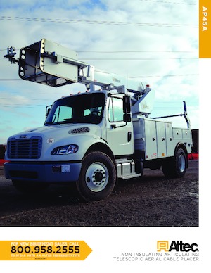 Piattaforme aeree telescopiche autocarrate Altec AP45A Dual