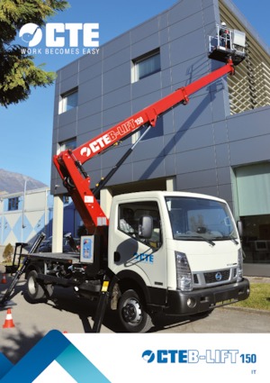 Piattaforme aeree telescopiche autocarrate CTE B-Lift 150 Pro