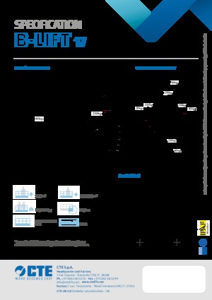 Piattaforme aeree telescopiche autocarrate CTE B-Lift 17