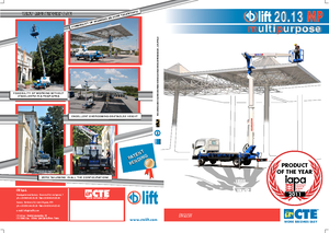 Piattaforme aeree telescopiche autocarrate CTE B-Lift 20.13 MP
