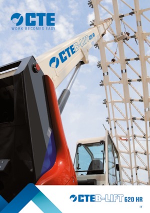 Piattaforme aeree telescopiche autocarrate CTE B-Lift 620 HR