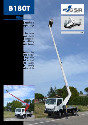 Piattaforme aeree telescopiche autocarrate GSR B180T Comfort X 