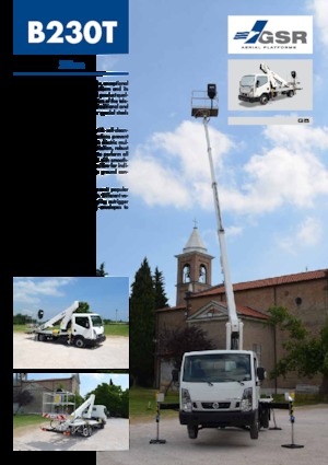 Piattaforme aeree telescopiche autocarrate GSR B230T Comfort X