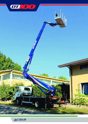 Piattaforme aeree telescopiche autocarrate CELA DT100