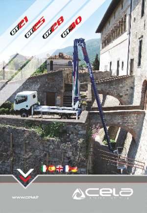 Piattaforme aeree telescopiche autocarrate CELA DT30