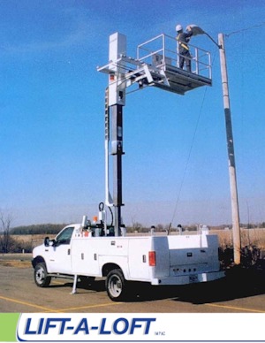 Piattaforme aeree telescopiche autocarrate Lift-A-Loft IM24 - SPL