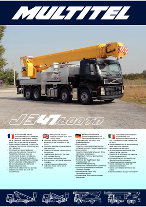 Piattaforme aeree telescopiche autocarrate Multitel J 347.600