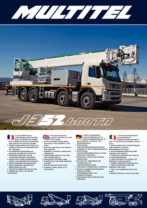 Piattaforme aeree telescopiche autocarrate Multitel J 352.600