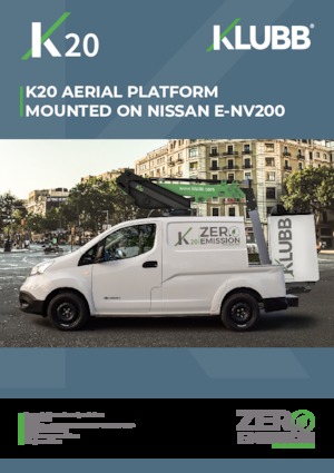 Piattaforme aeree telescopiche autocarrate Klubb K20