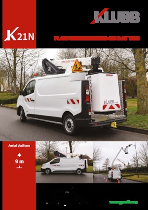 Piattaforme aeree telescopiche autocarrate Klubb K21N