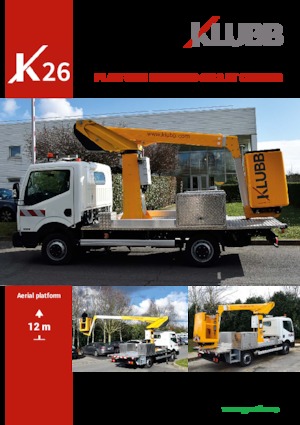 Piattaforme aeree telescopiche autocarrate Klubb K26