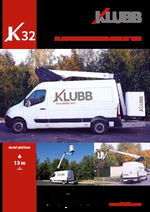 Piattaforme aeree telescopiche autocarrate Klubb K32