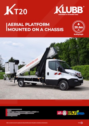 Piattaforme aeree telescopiche autocarrate Klubb KT20