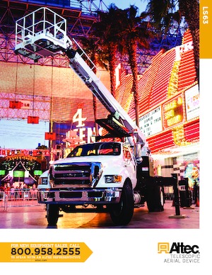 Piattaforme aeree telescopiche autocarrate Altec LS63