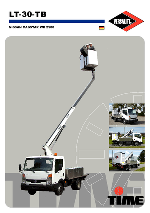 Piattaforme aeree telescopiche autocarrate Versalift LT-30-TB
